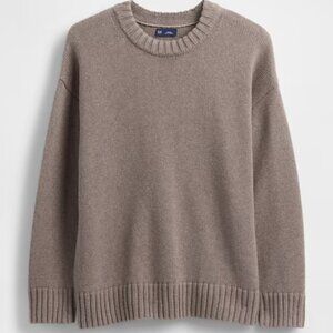 oversized sweater women color toasted almond brown